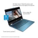 Notebook HP X360 14a Chromebook 14 HD 4 GB 64 GB Intel Celeron - foto 2