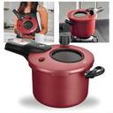 Panela De Pressão C/ Visor De Vidro 4,5L Antiaderente - mta - foto 3
