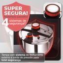 Panela De Pressão De Aço Inox Indução E Gás Antiaderente Fechamento Externo - AERO HOME - foto 3