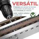 Parafusadeira Furadeira Compacta Completa Sem Fio 2 Baterias 110V 220V 60Hz Linha Premium - AERO HOME - foto 4