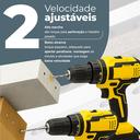 Parafusadeira Furadeira Compacta Completa Sem Fio 2 Baterias 110V 220V 60Hz Linha Premium - AERO HOME - foto 3
