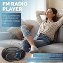 Philips TAZ3300 Boombox com CD, Bluetooth, Rádio FM, USB e AUX - foto 4