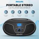 Philips TAZ3300 Boombox com CD, Bluetooth, Rádio FM, USB e AUX - foto 2