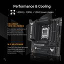 Placa-mãe ASUS TUF Gaming B850M-PLUS WiFi AMD AM5 B850 mATX - foto 4
