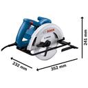 Serra Circular 184mm 1300W GKS 130 com Disco BOSCH - foto 2