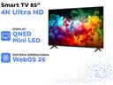 Smart TV 85" LG 4K UHD QNED Mini LED AI QNED70 85QNED70BSA WebOS 26 2026 - foto 2