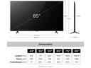 Smart TV 85" TCL 4K UHD QLED 85P7L Google TV 2026 - foto 4
