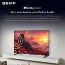 Smart TV SEMP 43 polegadas S42R Full HD LED Roku TV 43S42R Preta Bivolt - foto 4