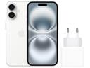 Smartphone Apple iPhone 16 128GB Branco - 5G + Carregador Apple USB-C 20W Original - foto 1
