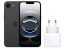 Smartphone Apple iPhone 16e 128GB Preto - 5G + Carregador Apple USB-C 20W Original - foto 1