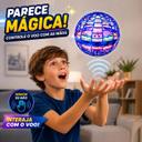 Spinner Voador Led Flynova Pro Bola Esfera Mini Drone Azul - foto 4