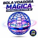 Spinner Voador Led Flynova Pro Bola Esfera Mini Drone Rosa - foto 1