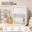 Suporte Organizador de Papel Higiênico Suporte Fixação Adesiva - TOP - foto 2