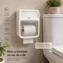 Suporte Organizador de Papel Higiênico Suporte Fixação Adesiva - TOP - foto 1