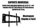 Suporte Para Tv 32 a 85 Lcd Led Qled Fixo Samsung LG TCL Philips Universal Parede até 86 Polegadas - foto 2
