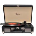 Toca Discos HI FI Raveo Sonetto Chrome, Vinyl, Bluetooth, USB, Aux, Preto - 26396 - foto 4