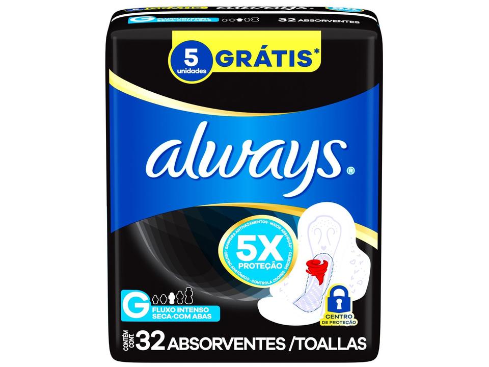 Absorvente Noturno Always Noites Tranquilas Seca G - 8