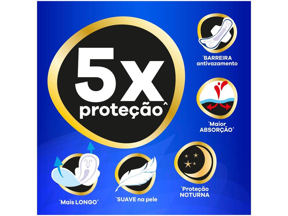 Absorvente Noturno Always Noites Tranquilas Suave XG com Abas 42 Unidades - 3