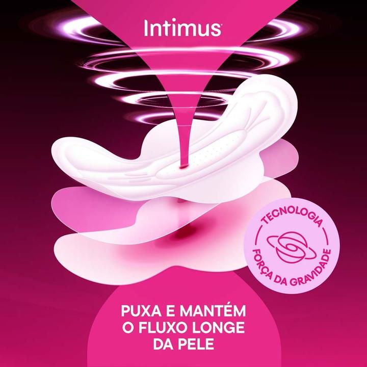 Absorvente Noturno Intimus Toda Protegida Textura Seca com Abas 45 unidades - 2
