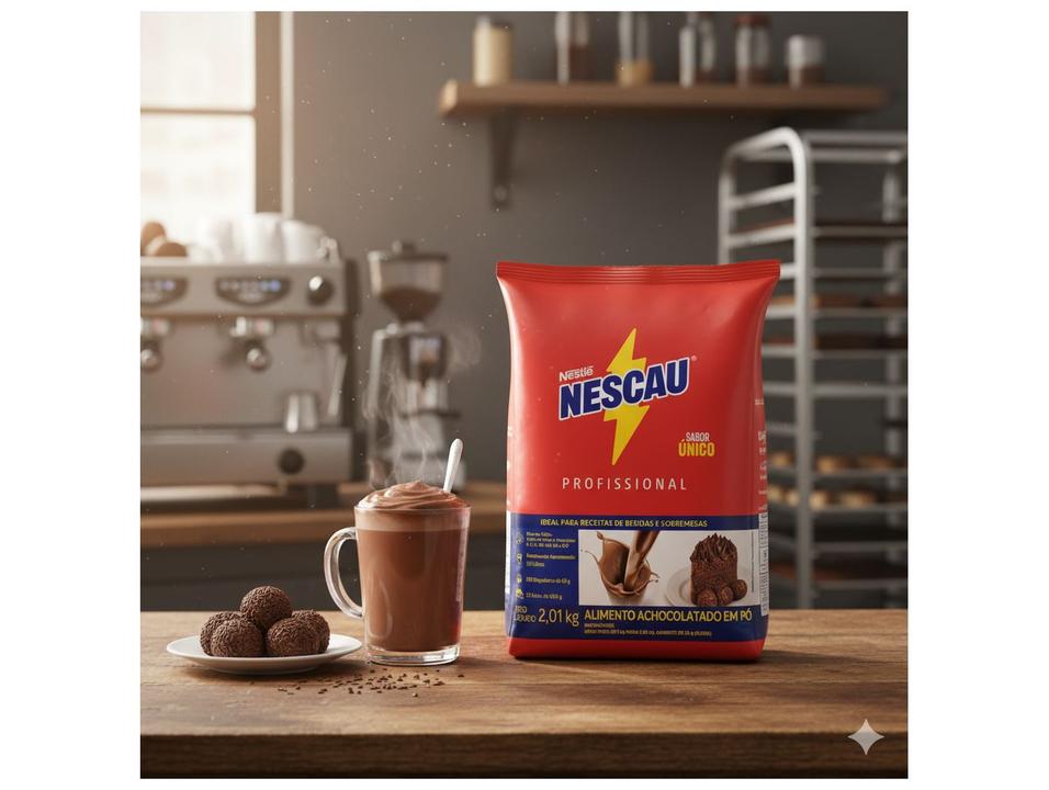 Achocolatado em Pó Convencional Nestlé Actigen-E Chocolate Clássico 2,01kg - 2