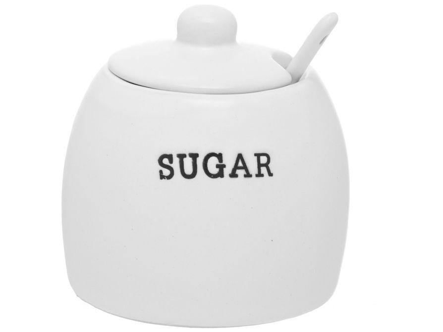 Açucareiro de Cerâmica com Colher Hauskraft Cremona - 1
