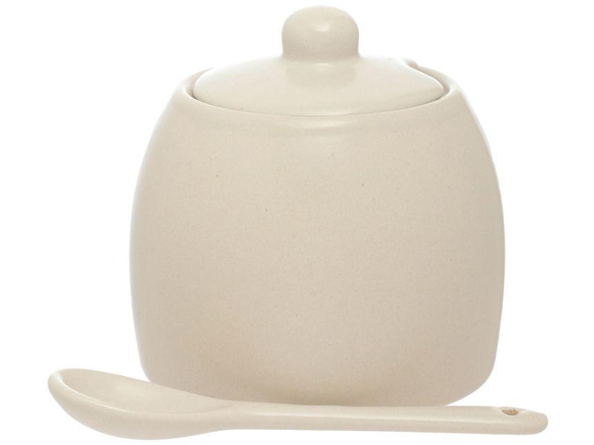Açucareiro de Cerâmica com Colher Hauskraft Sarah - 1