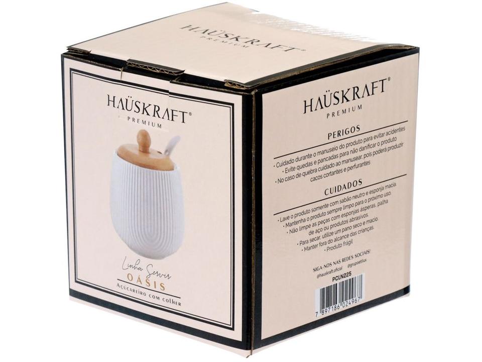 Açucareiro de Cerâmica e Bambu com Colher Hauskraft Oásis - 1