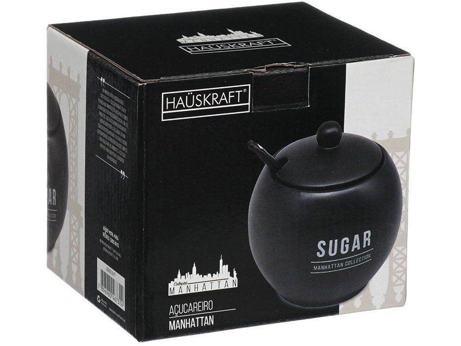 Açucareiro de Porcelana com Colher com Tampa Hauskraft Manhattan - 2