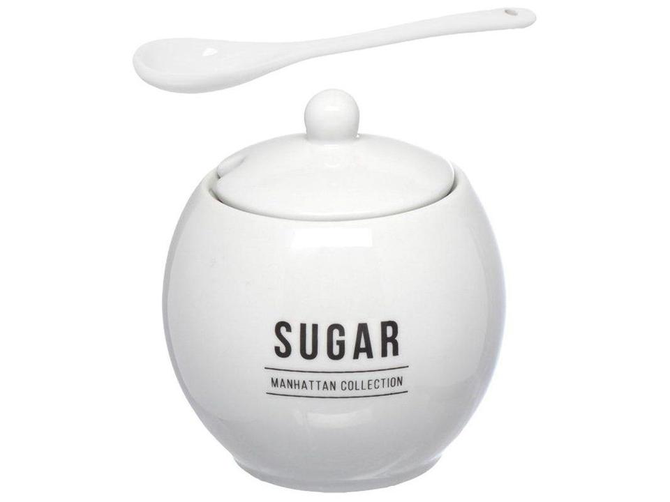 Açucareiro de Porcelana com Colher Hauskraft Manhattan - 1