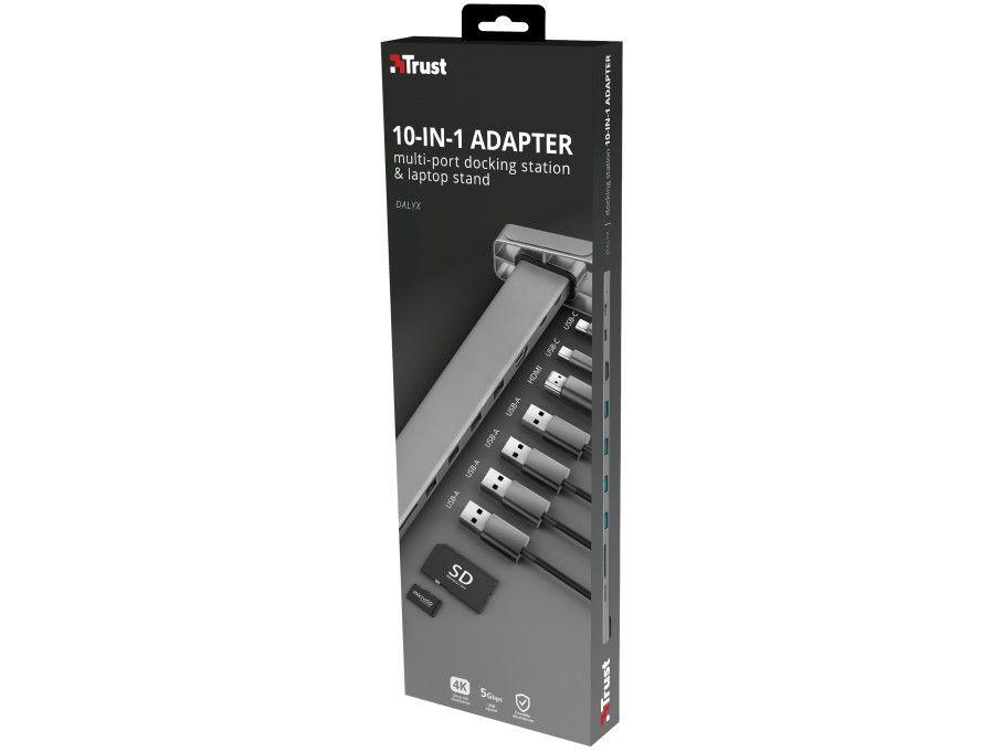 Adaptador USB Multiportas 10 em 1 HDMI - 17