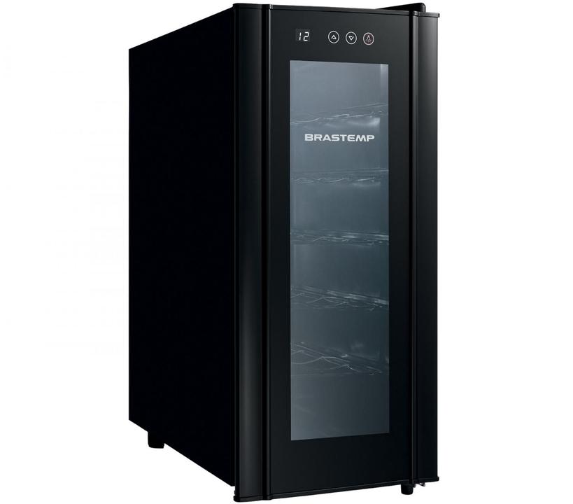 Adega Climatizada Brastemp 12 Garrafas com Painel Touch All Black BZC12 B Preto - 1