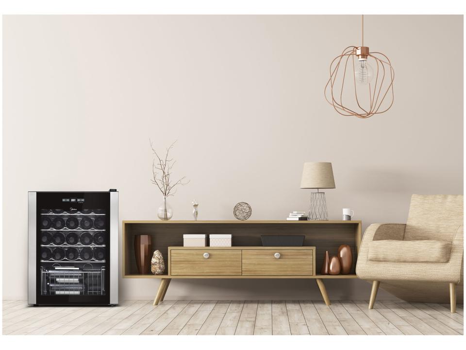 Adega Climatizada Midea 24 Garrafas com Painel Touch WBB241 com Compressor - 2