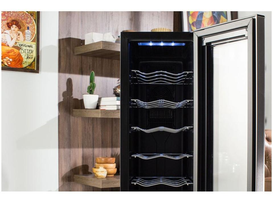Adega Electrolux 12 Garrafas com LED 1 Portas - 4