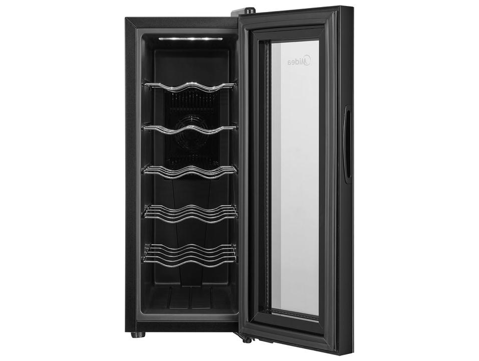Adega Midea 12 Garrafas Preta com LED MDRW066FGGGL3 - 16
