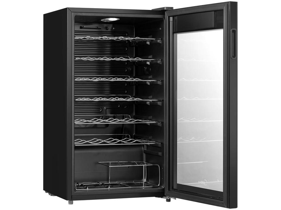 Adega Midea 34 Garrafas Preto com LED MDRW150FGGGL3 - 8