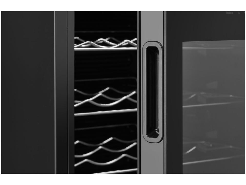 Adega Midea 34 Garrafas Preto com LED MDRW150FGGGL3 - 6