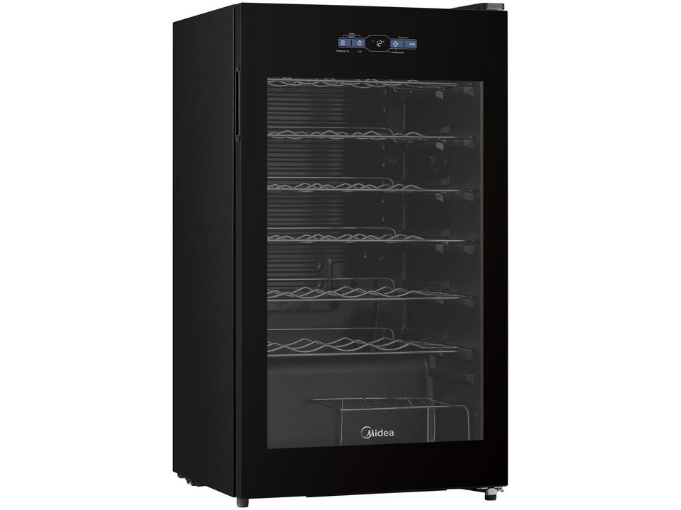 Adega Midea 34 Garrafas Preto com LED MDRW150FGGGL3 - 7