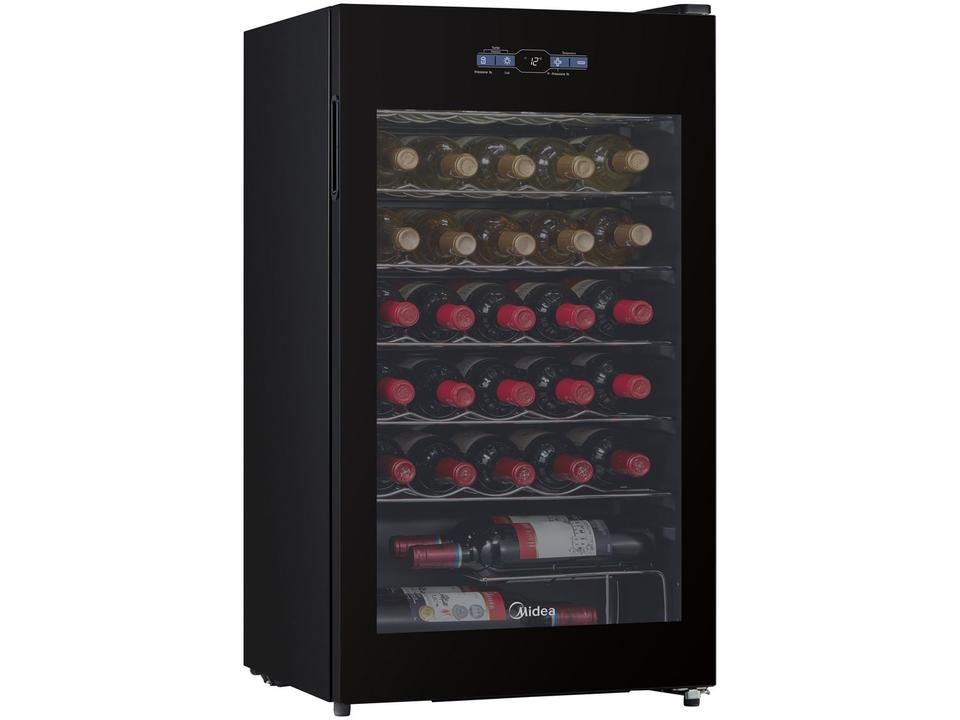Adega Midea 34 Garrafas Preto com LED MDRW150FGGGL3 - 5