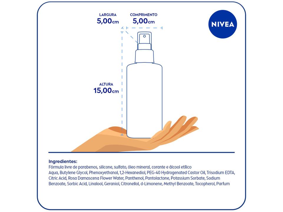 Água Hidratante Facial Nivea Petals Aqua Rose - 150ml - 6