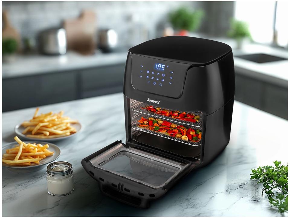 Air Fryer Amvox Arf 1222 Oven Preta - 3