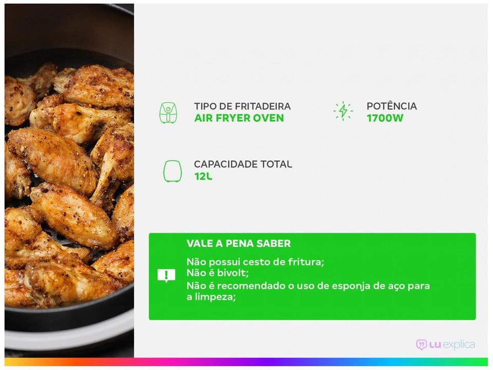 Air Fryer Amvox Arf 1222 Oven Preta - 2