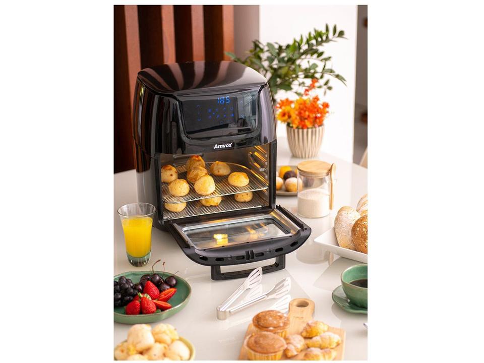 Air Fryer Amvox Oven Digital 12L Arf 1222 Preta - 11