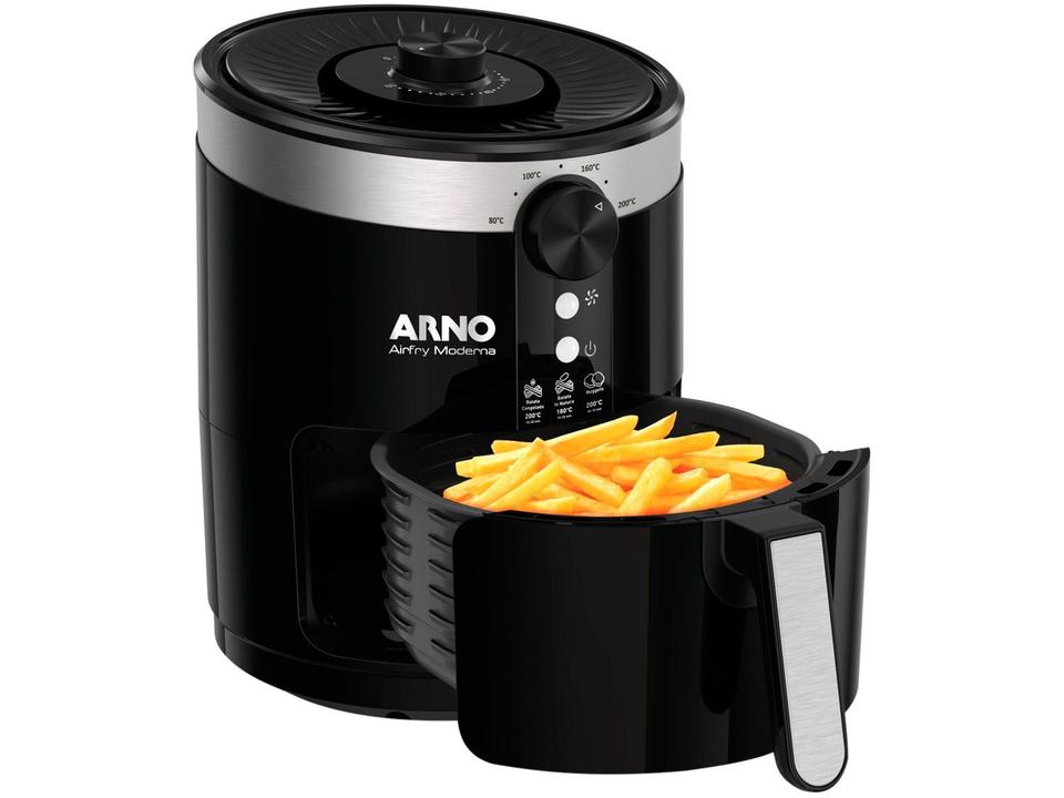 Air Fryer Arno Moderna com Cuba Antiaderente Preta PFRY - 2