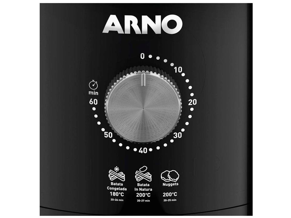 Air Fryer Arno Ultra Preta com Timer 4,2L - 7