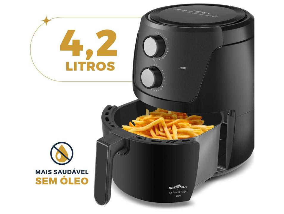 Air Fryer Britânia BFR36A 4,2L Preta 63802129 - 2