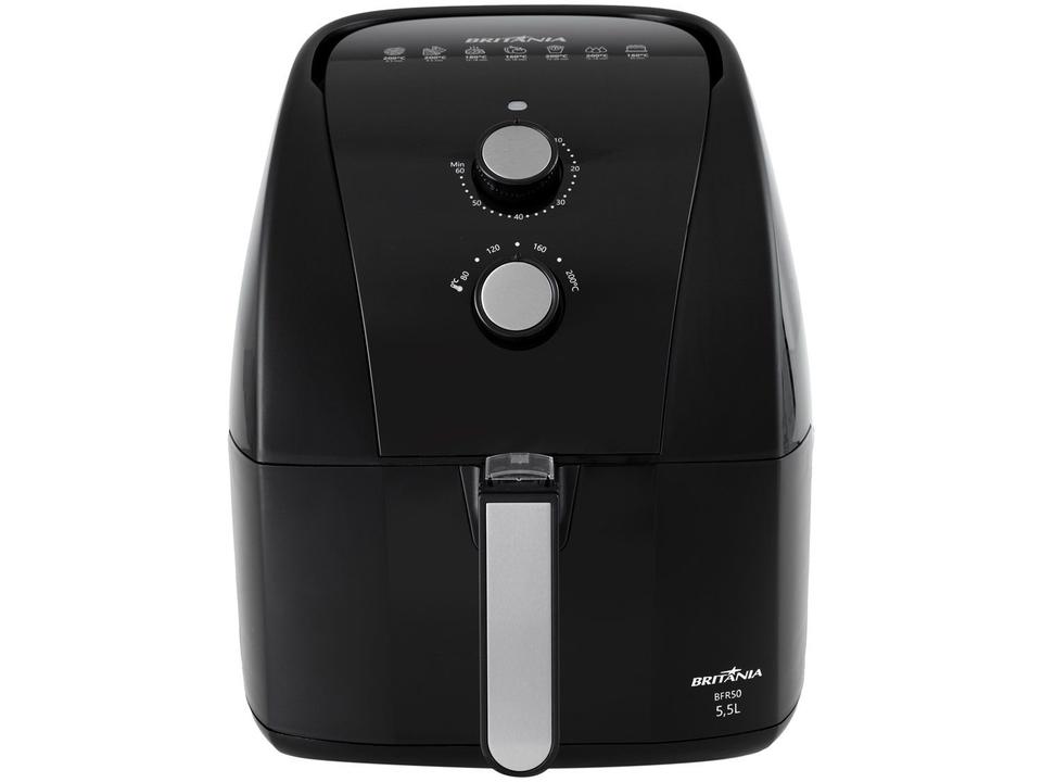 Air Fryer Britânia Redstone BFR50 Preto com Timer 5,5L - 12