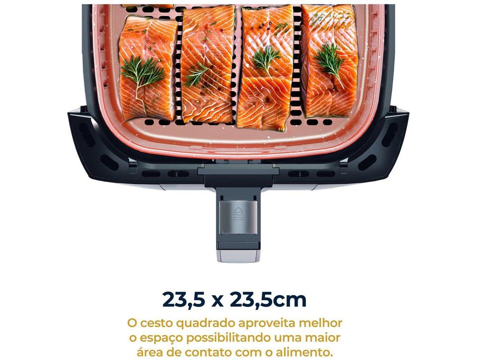 Air Fryer Britânia Redstone BFR50 Preto com Timer 5,5L - 6