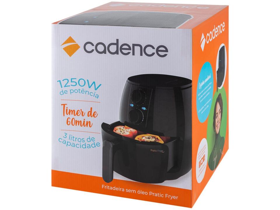 Air Fryer Cadence Pratic Preta 3L com Timer - 10