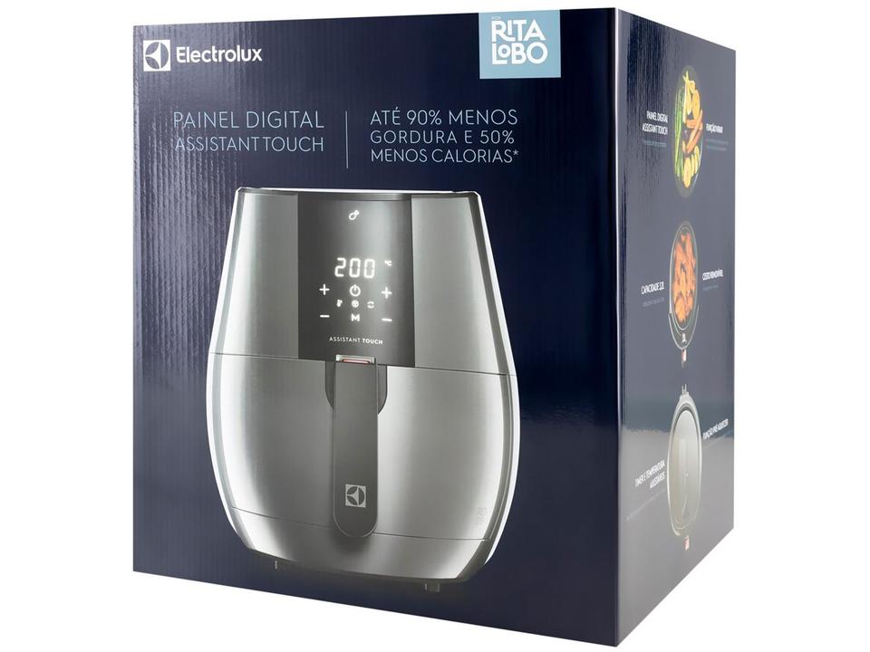 Air Fryer Electrolux Digital Experience EAF20 Cinza 3,2L Com Função Virar 1400W por Rita Lobo - 15