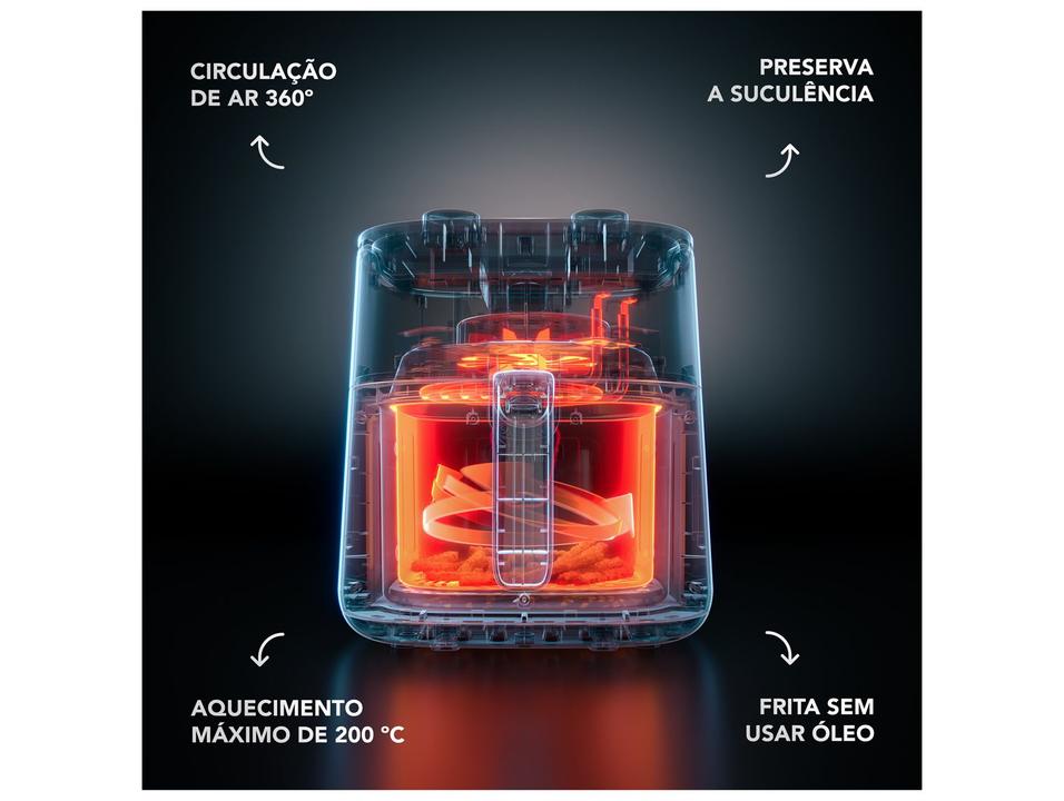 Air Fryer Electrolux Efficient por Rita Lobo EAF40 Cinza com Timer 4L - 1